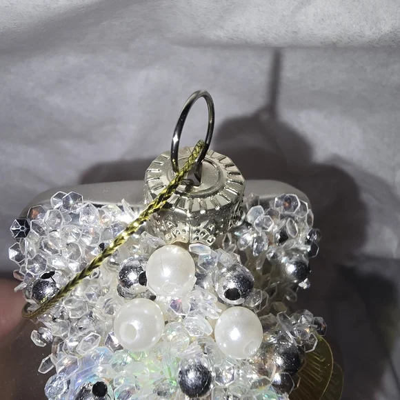 Iridescent Seashell Glass Christmas Ornament By Ganz - Picture 2 of 5